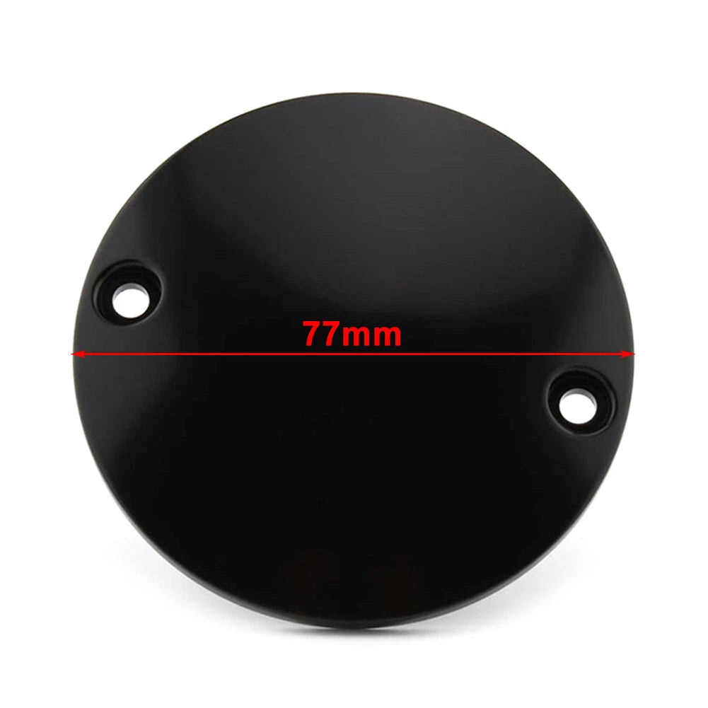 Black Domed Points Covers for Harley Softail Bigtwin