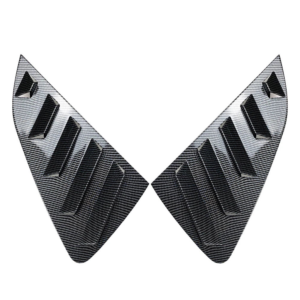 Rear Side Window Louver Vent Trim Covers for VW Polo MK6 (2018 - )