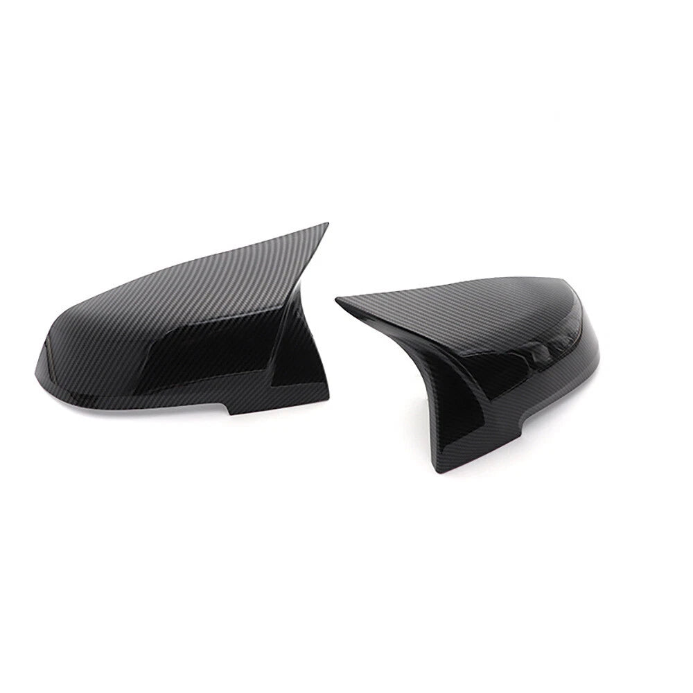 2Pcs Carbon Fiber Rear Side Mirror Cover Caps for BMW F20 F21 F30 F32 F36 X1 M3