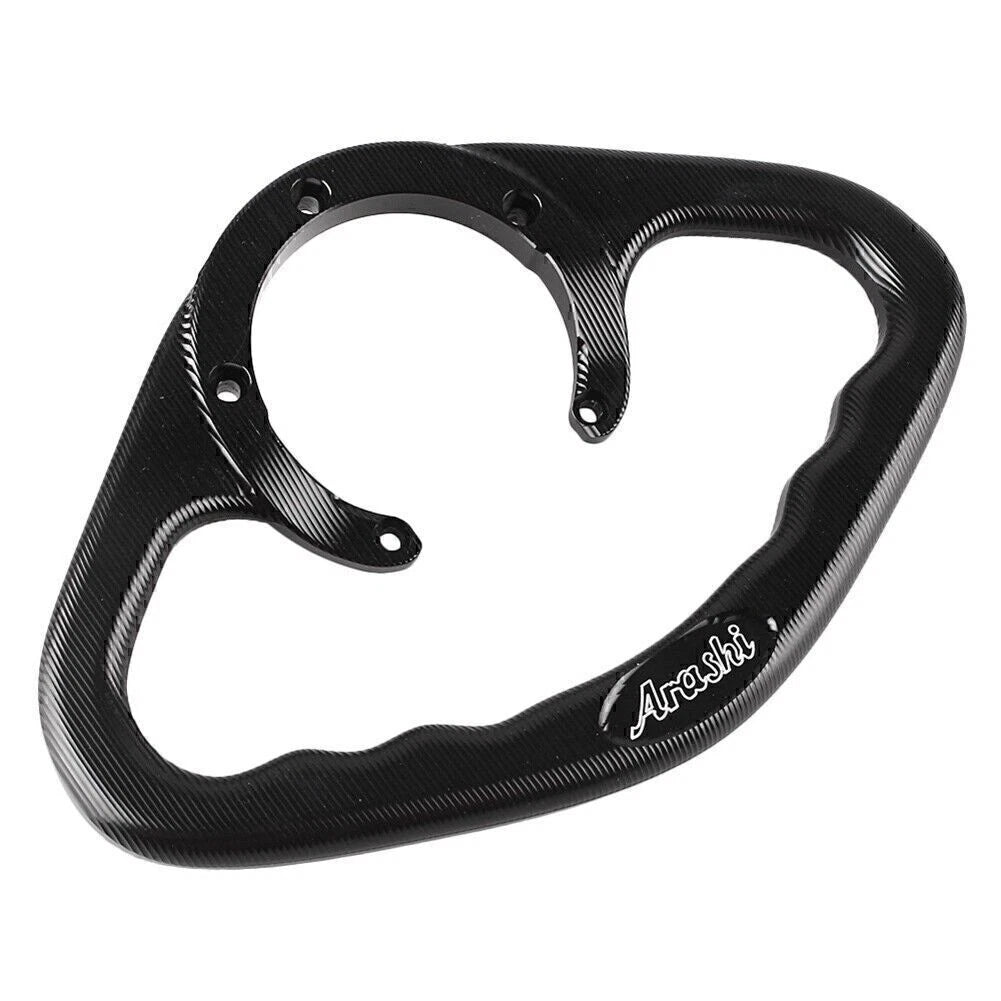 Black Passenger Tank Grab Bar Handle for Suzuki GSXR 600 750 1000 1300 (2001-2023)