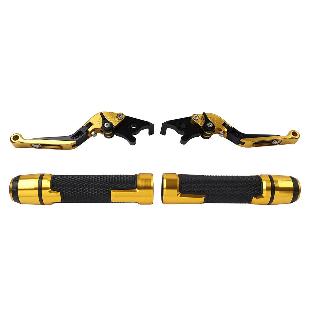 Gold Extendable Brake Clutch Levers for Honda CBR125R CBR150R (2004-2016)