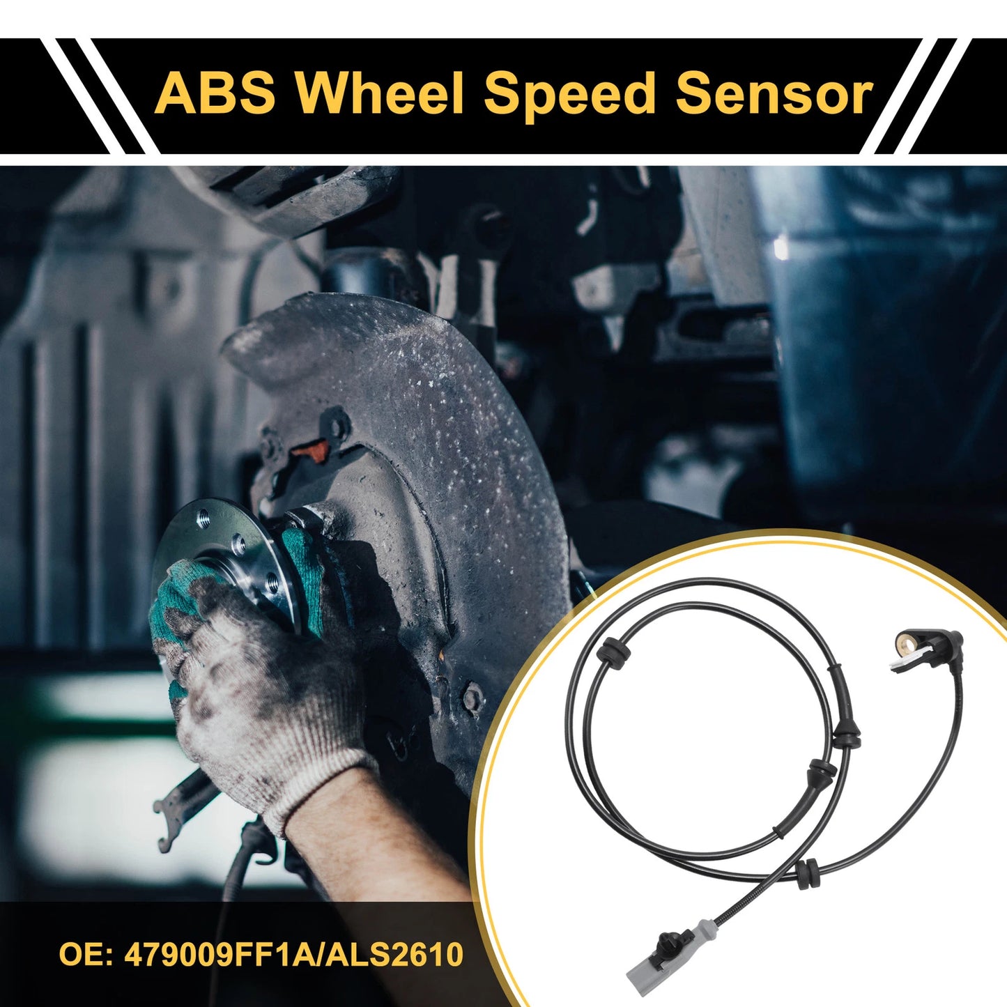 ABS Wheel Speed Sensor for Nissan TITAN (2012-2015)