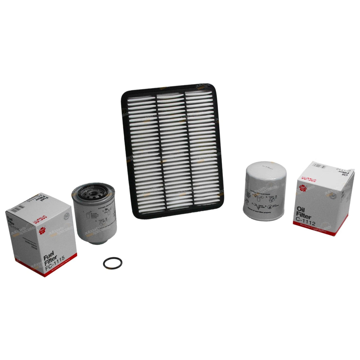 Air Oil Fuel Filter Service Kit for Prado KZJ120 Diesel (2003–2007)