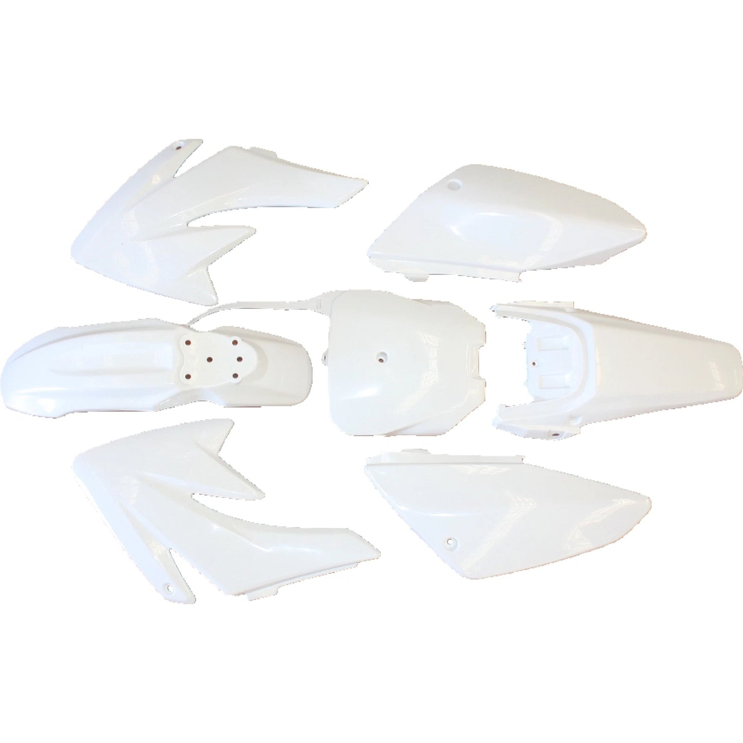 White Fairing Fender Guard, Seat & Fuel Tank for CRF70 150cc Dirt Bike