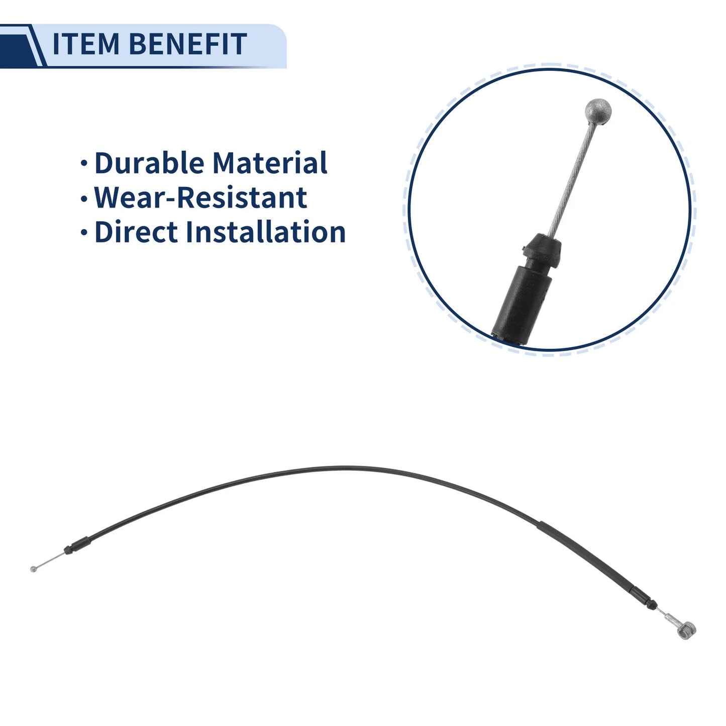 Hood Latch Release Cable for Kia Sportage (2005-2010)