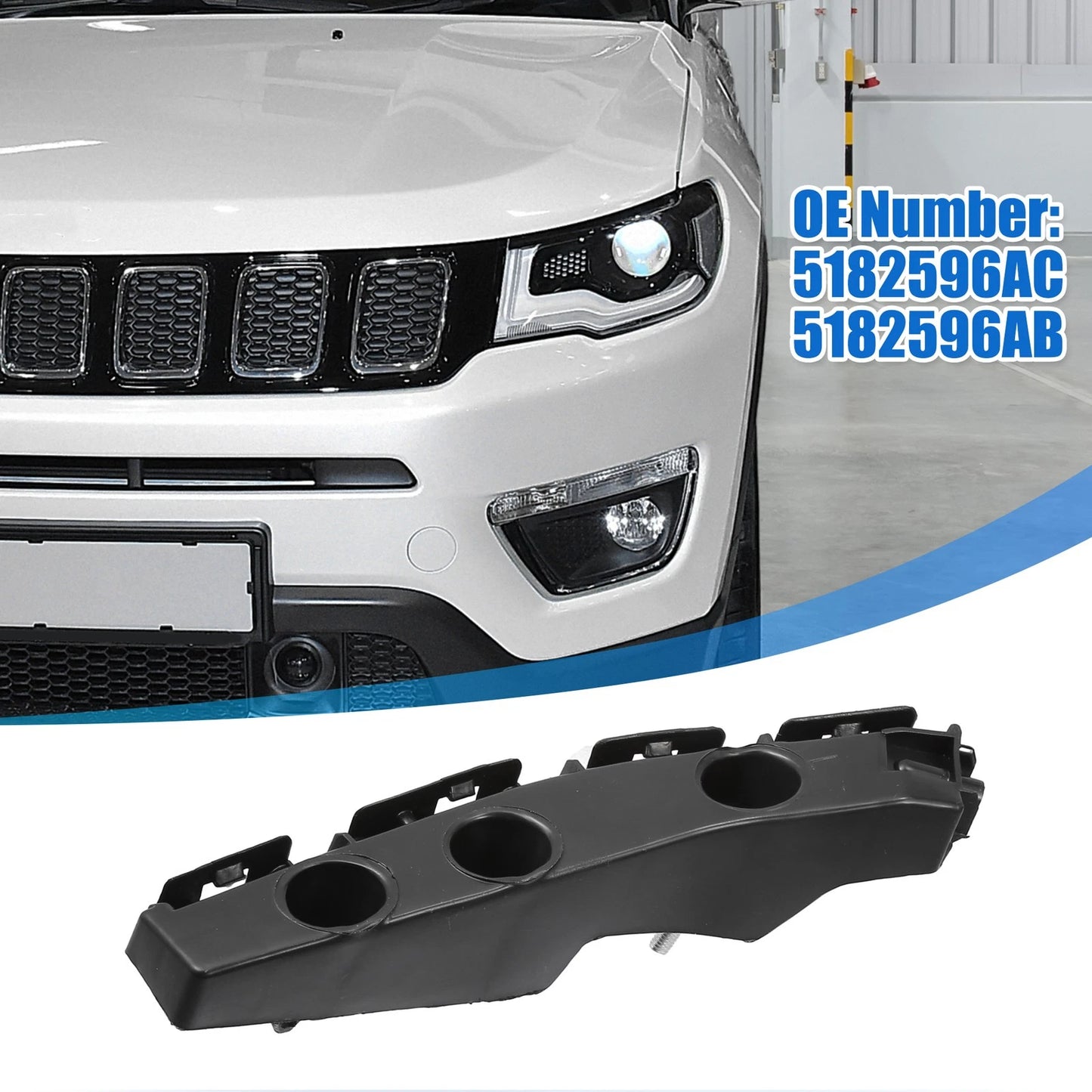 Front Left Side Bumper Cover Bracket for Jeep Compass (2017-2023)