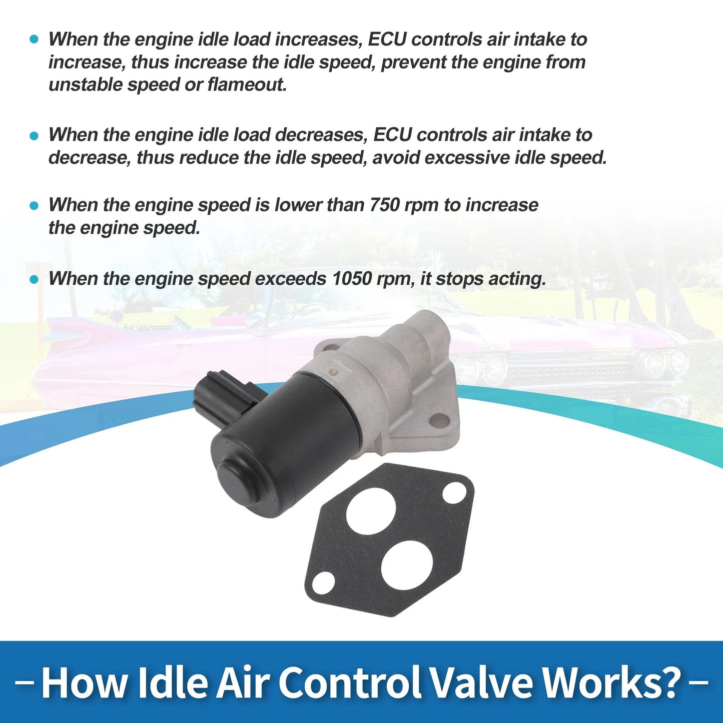 Idle Air Control Valve for Ford Escort (1997-2000)