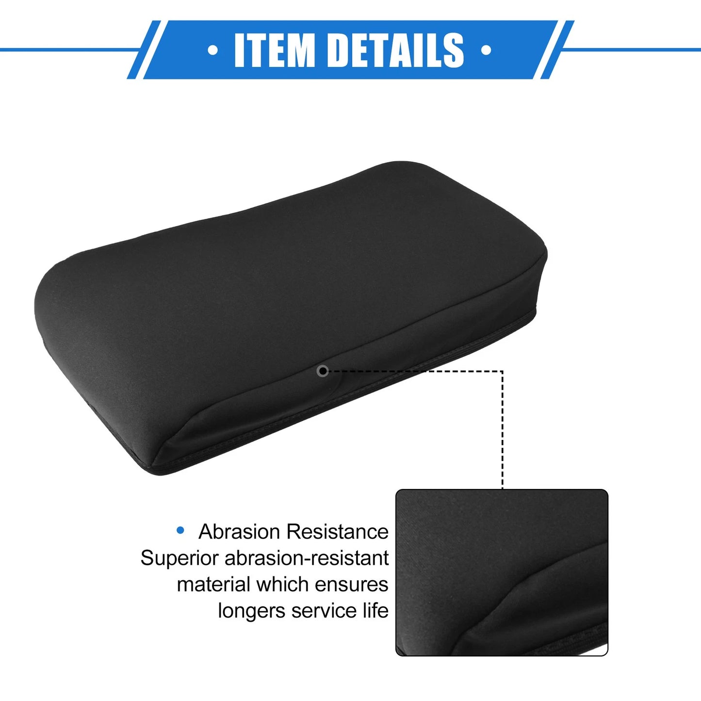 Armrest Protector Cover Pad for Chevy Colorado (2015-2022) Black