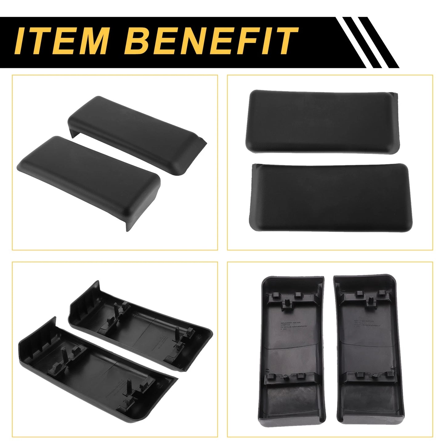 Bumper Guards Insert Pads for Ford F-150 (2009-2014) - 1 Pair