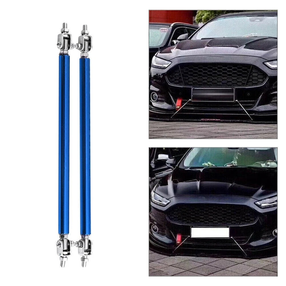 Adjustable Front Bumper Lip Splitter Strut Rod Tie Support Bar for Car (2015)