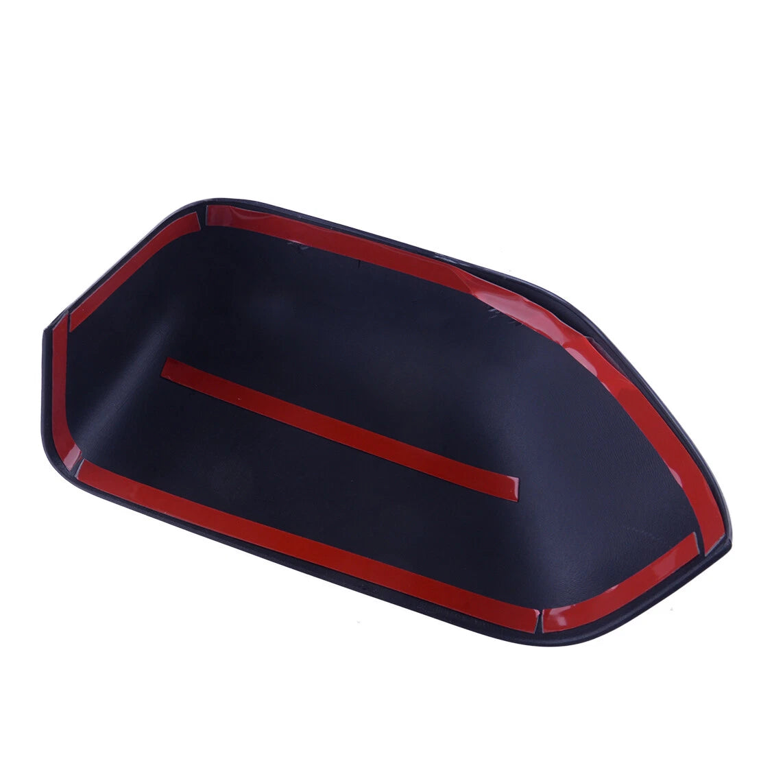 Glossy Black Top Half Mirror Cover for Ford F250 F350 Super Duty (2017-2020)