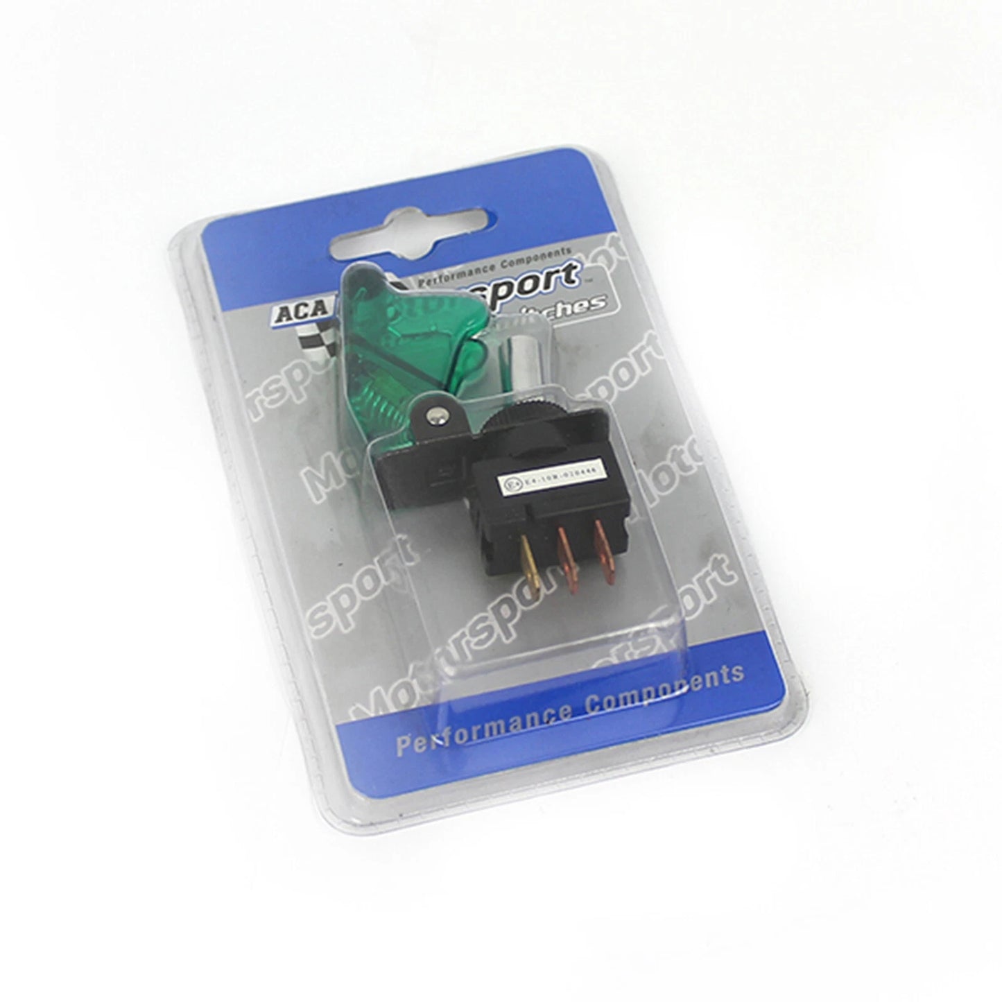 Green 12V Single Missile Race Switch for ACA Motorsports