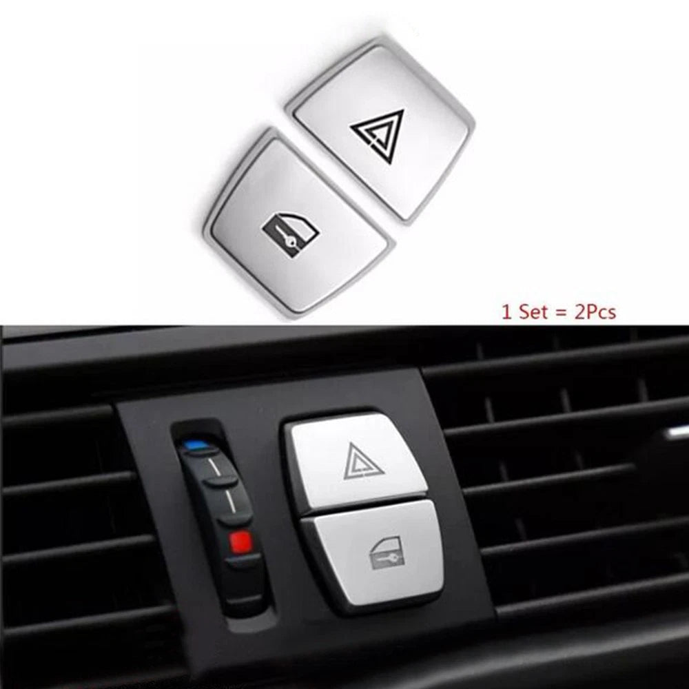 BMW 5 Series GT 6 7 Series Car Warning Light Button Cover Trim (2010-2020)