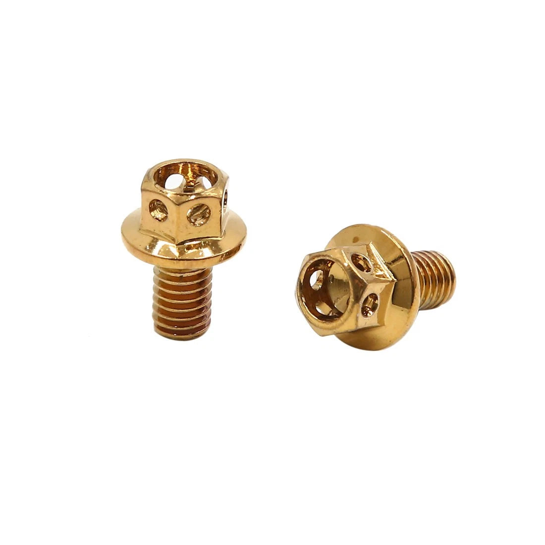Bolts / 20Pcs M6x10mm / Gold Ti Alloy Motorcycle Bolts for MakeModel