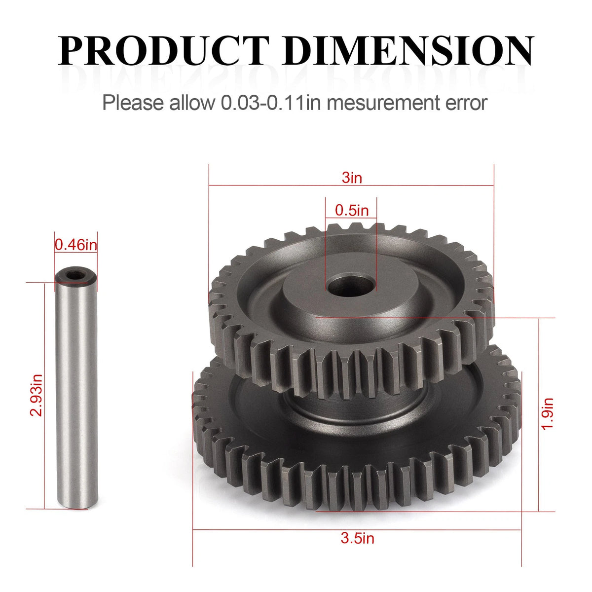 Starter Idler Gear for Yamaha V-Star 1000 XVS1100/XVS1100A 1999-2009