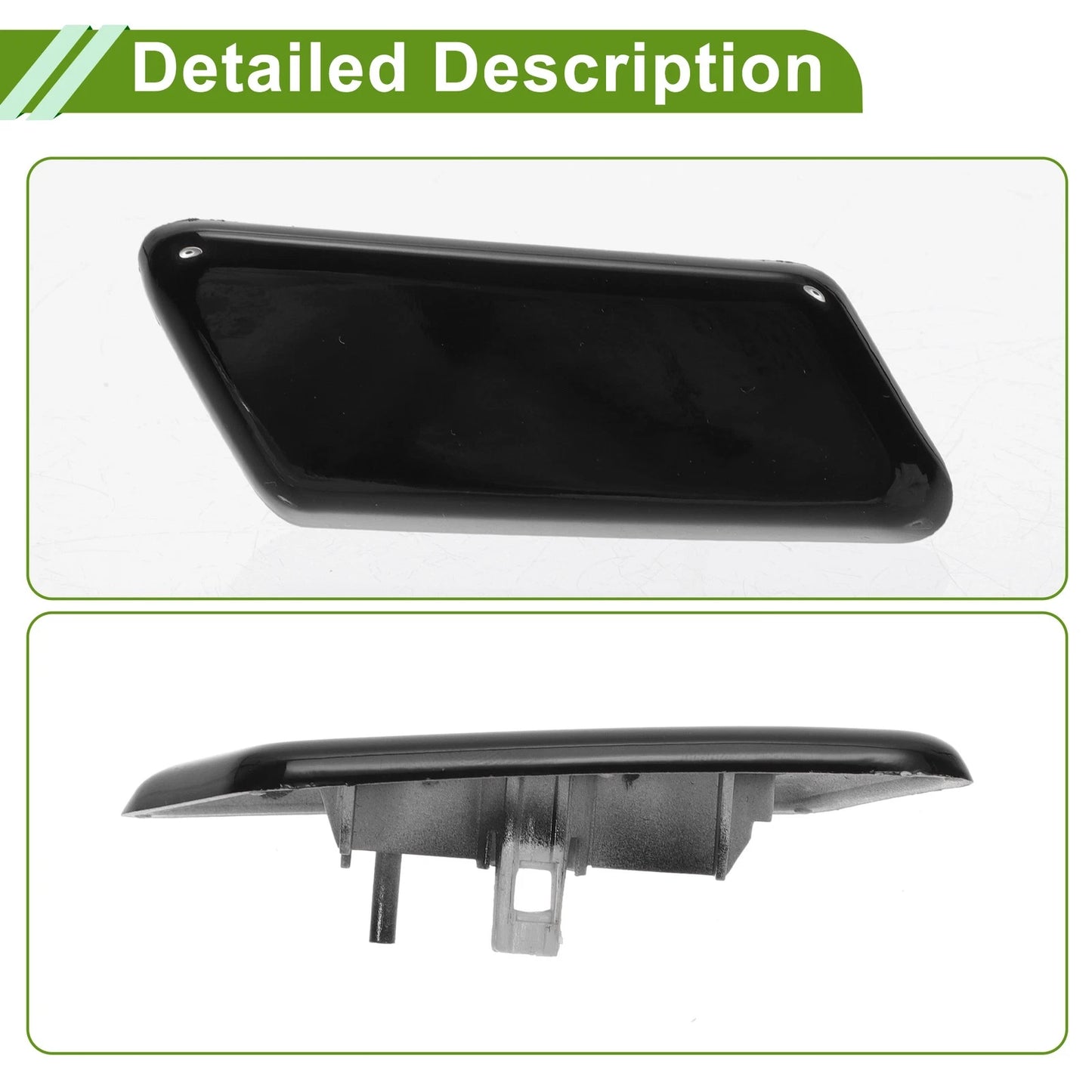 Front Right Washer Nozzle Cover for Lexus GX460 (2014-2019) Black