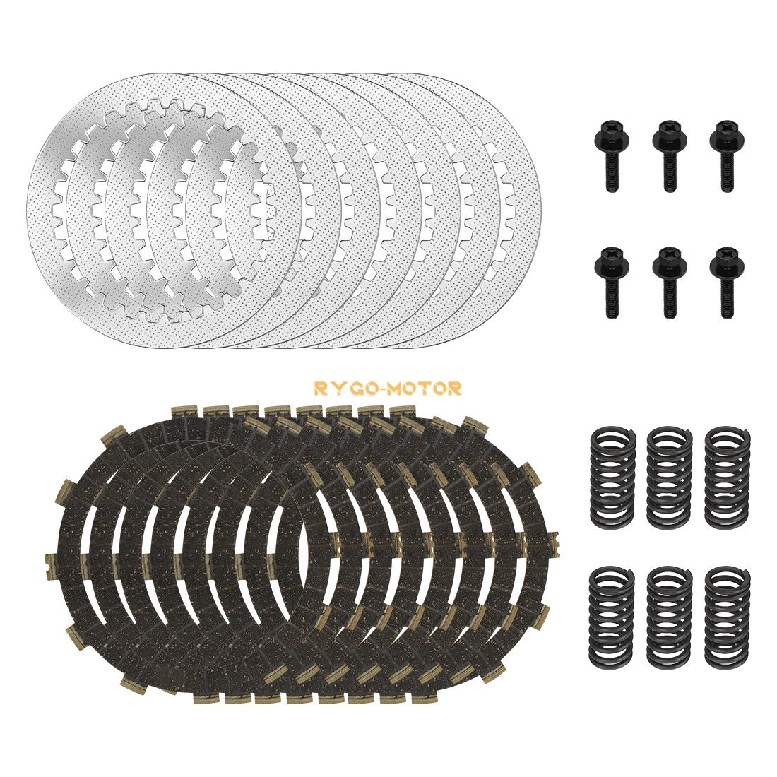 Clutch Friction Steel Plates And Springs Bolts for Yamaha YZ250 (2002–2024)