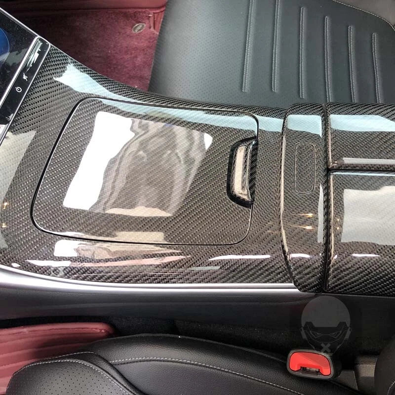 Carbon Fiber Interior Full Panel Cover Trim Kits for Benz C-Class W206 2022-2023