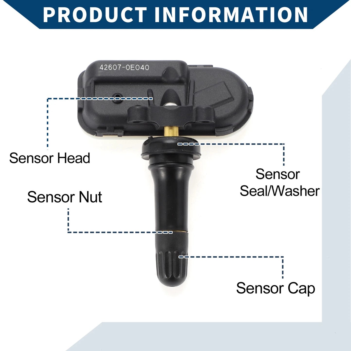 Tire Pressure Sensor 433MHz for Mazda CX-9 (2007-2015) 1 x Pcs