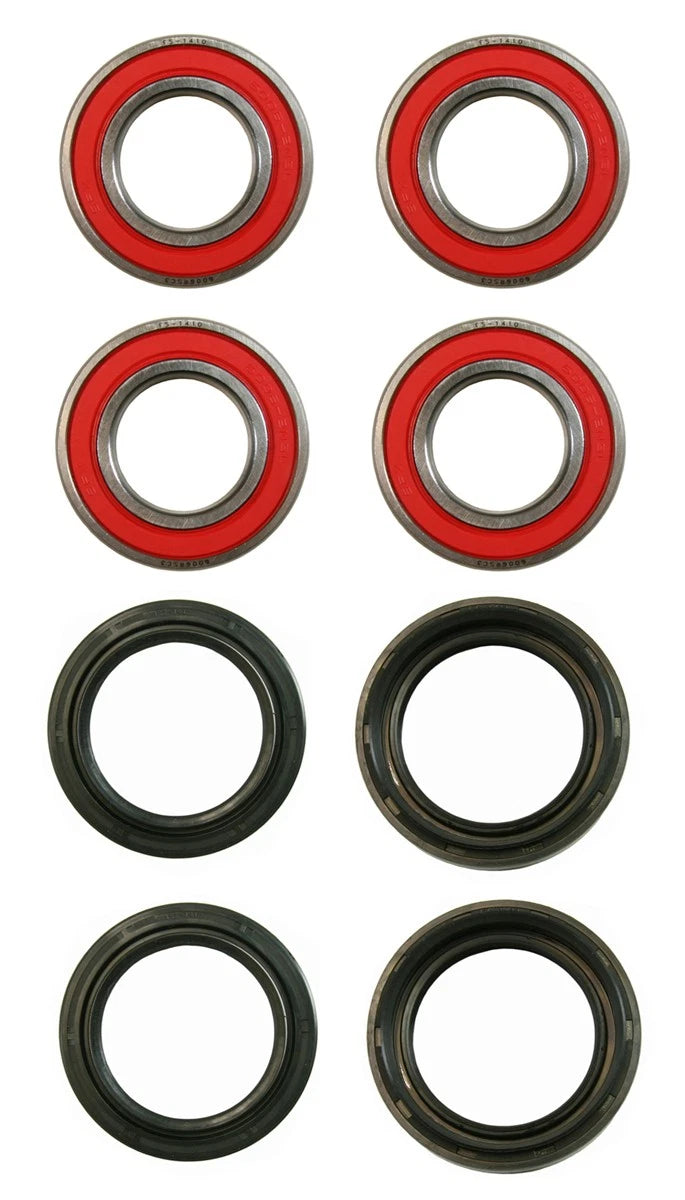 2 x Front Wheel Bearing Seal Kit for Suzuki Eiger 400 King Quad Vinson