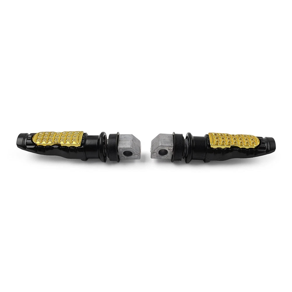 8MM Universal Motorcycle Rear Foot Pegs for Harley Honda Gold