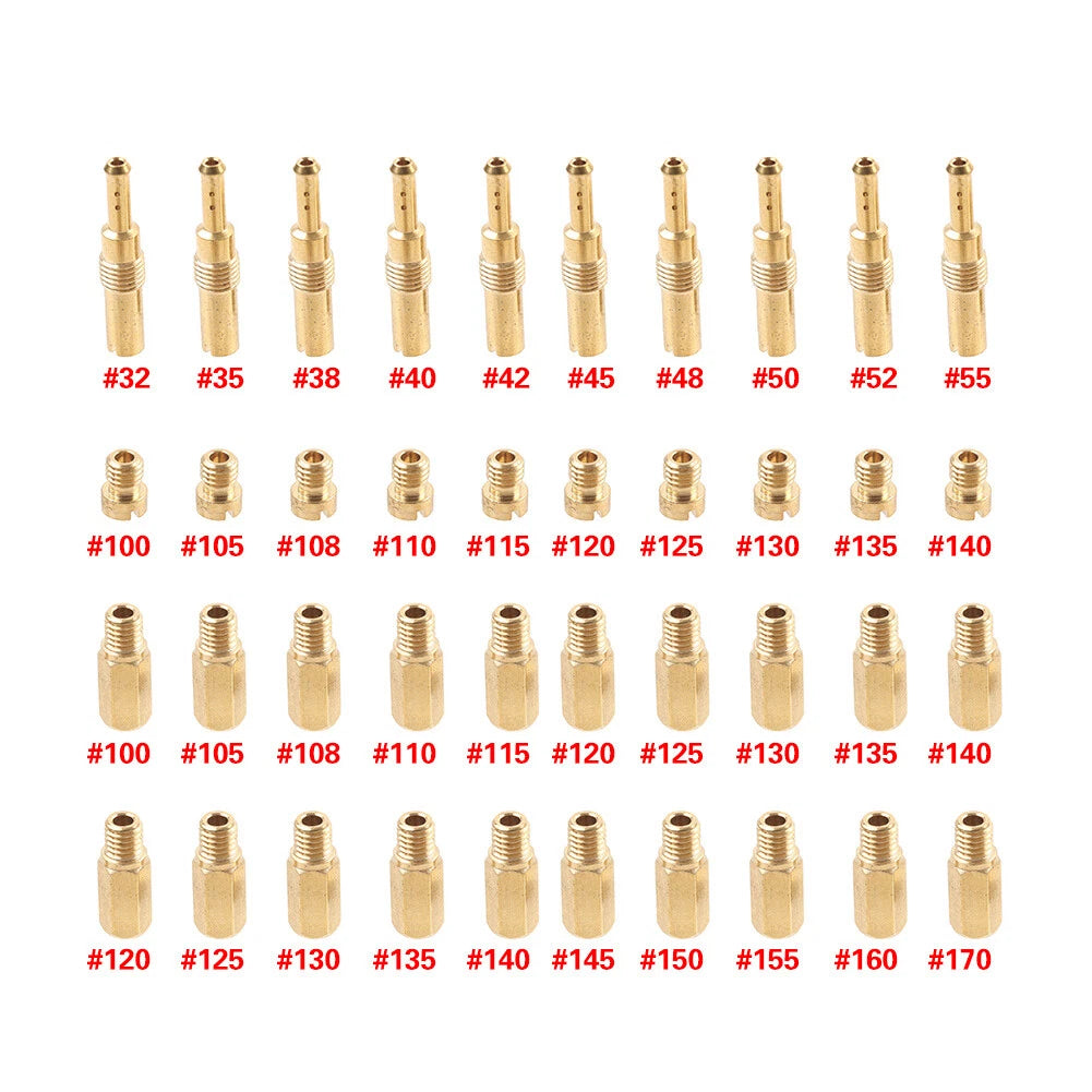 40x Carburetor Main & Pilot Jet Kit for PWM CV CVK PWK PE