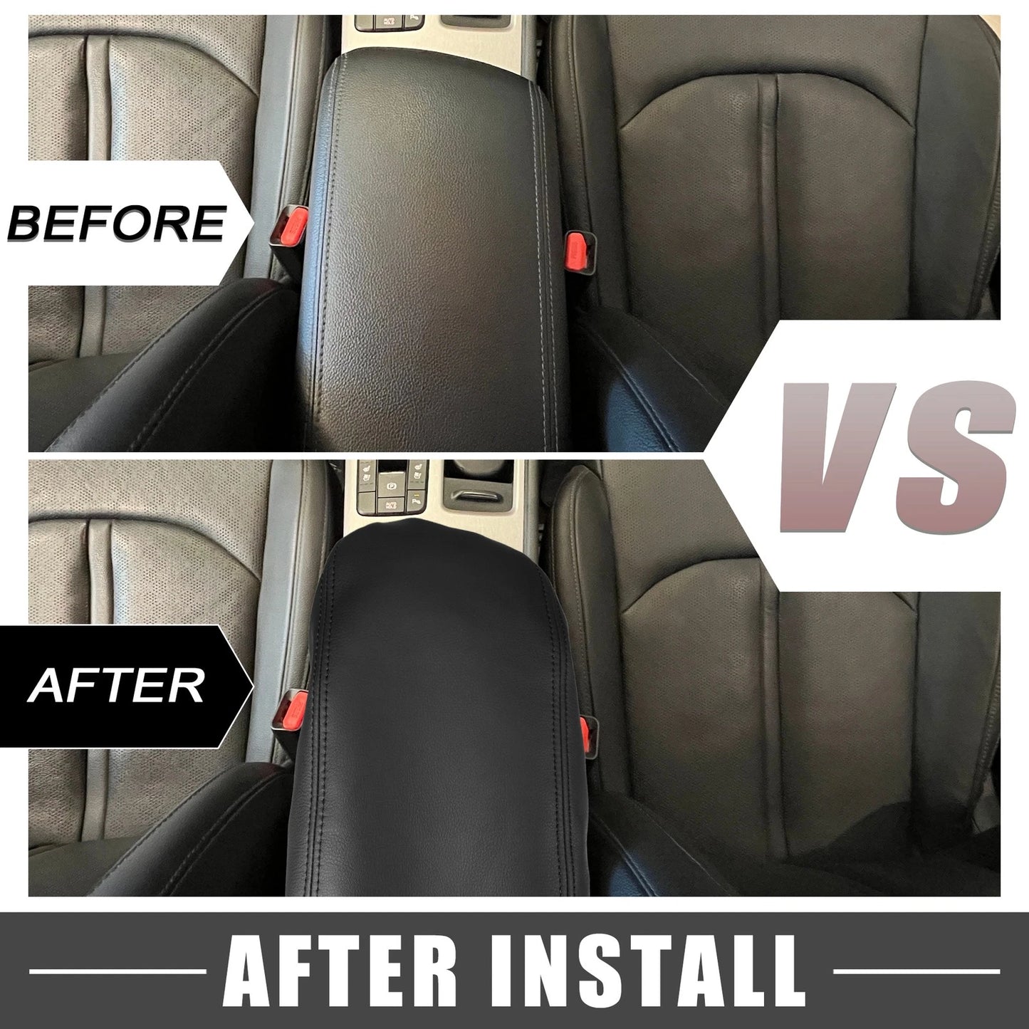 Kia Optima Center Console Armrest Cover Trim Black (2016-2020)