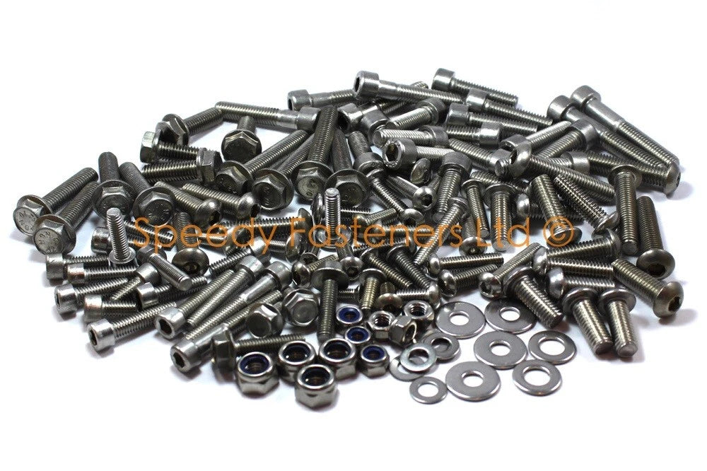 Bolt Universal Stainless Steel Motorcycle Frame Bolts
