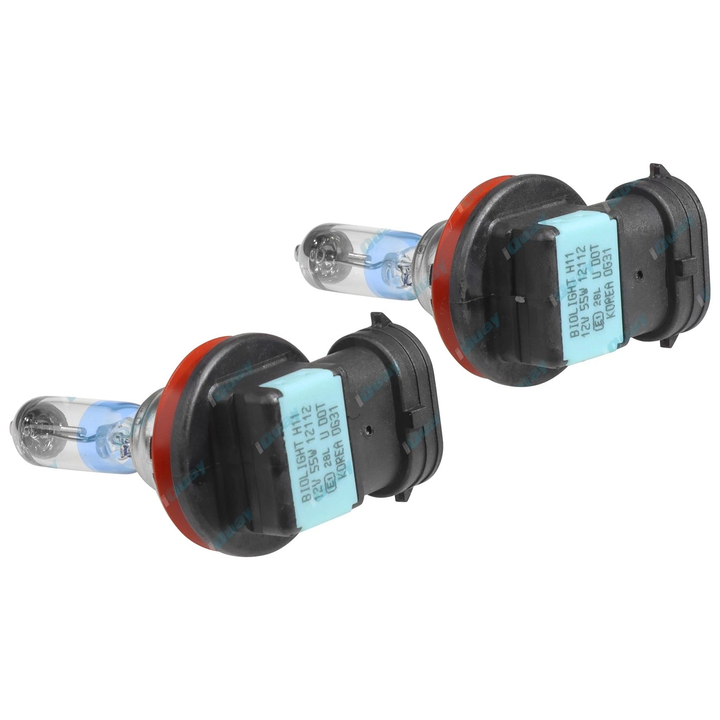 H11 Ultra +170% Bright White Halogen Light Globes for Various Makes & Models