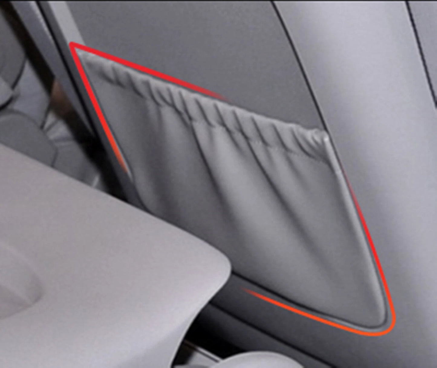 Gray Seat Back Storage Pocket for Benz Viano (2011-2015)