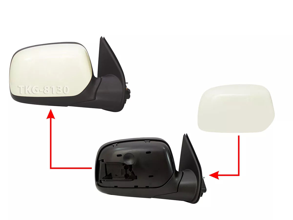 Manual Side View Mirror for Isuzu D-Max DMax (2003-2011)