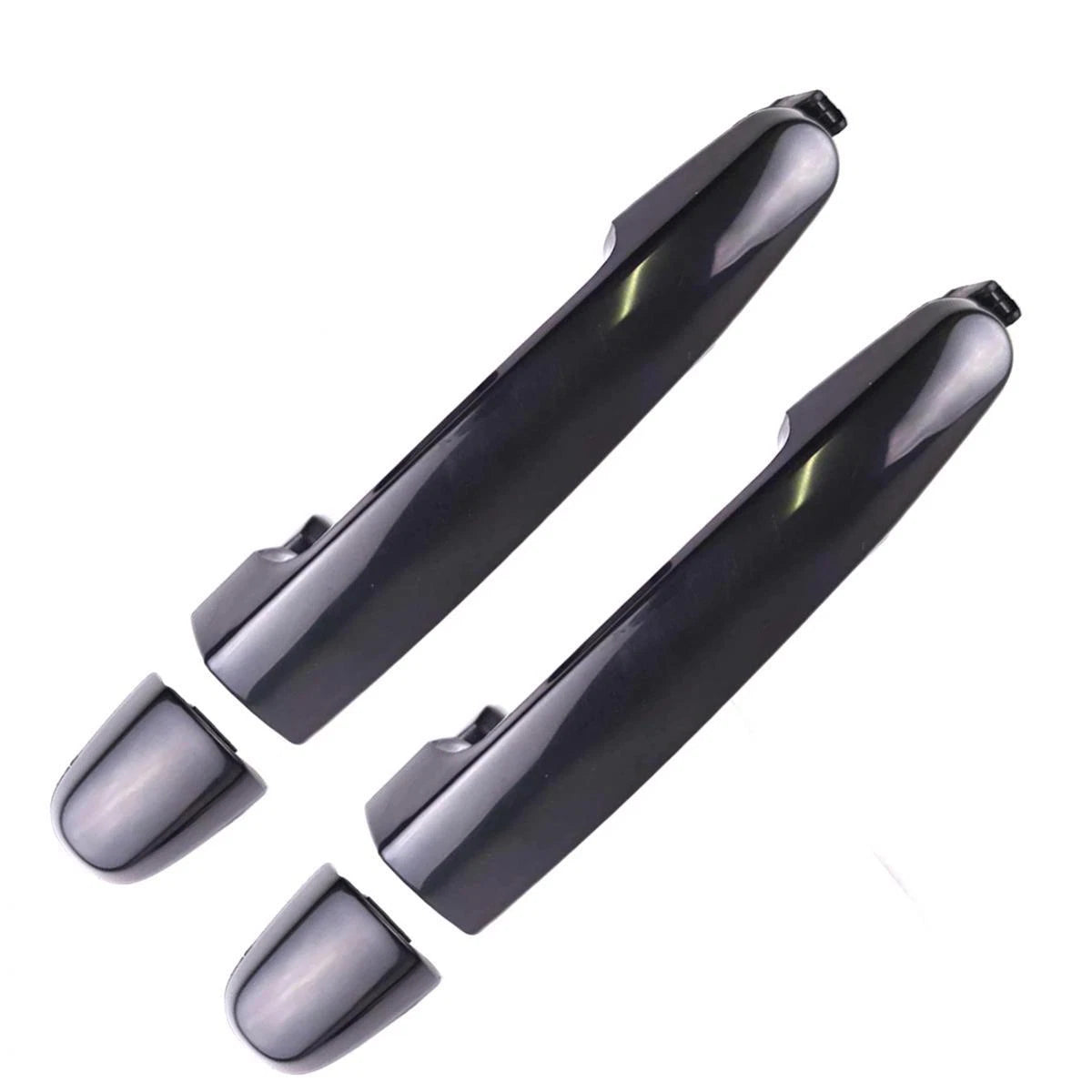 Exterior Door Handle Black Rear L+R Fits Toyota Vios Yaris 4D Sedan 2003-12 D06