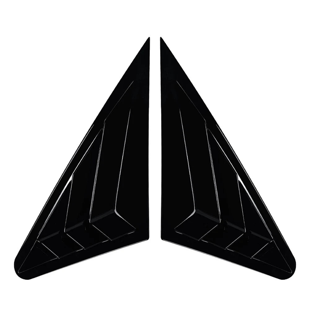 Black Rear Window Louver Cover for Audi A3 S3 8V RS3 Sedan (2014-2020)
