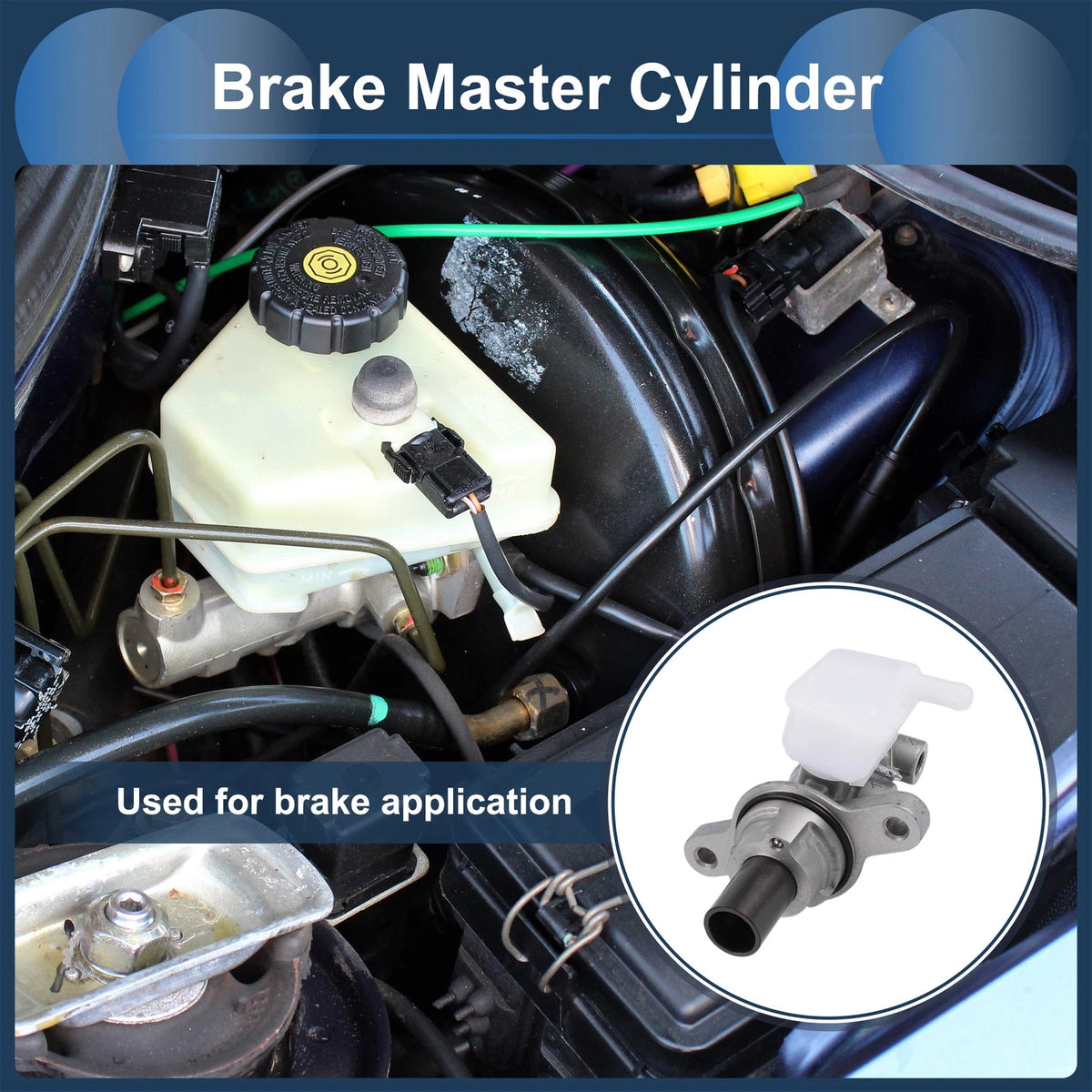 Brake Master Cylinder with Reservoir for Honda Accord (2019-2023)