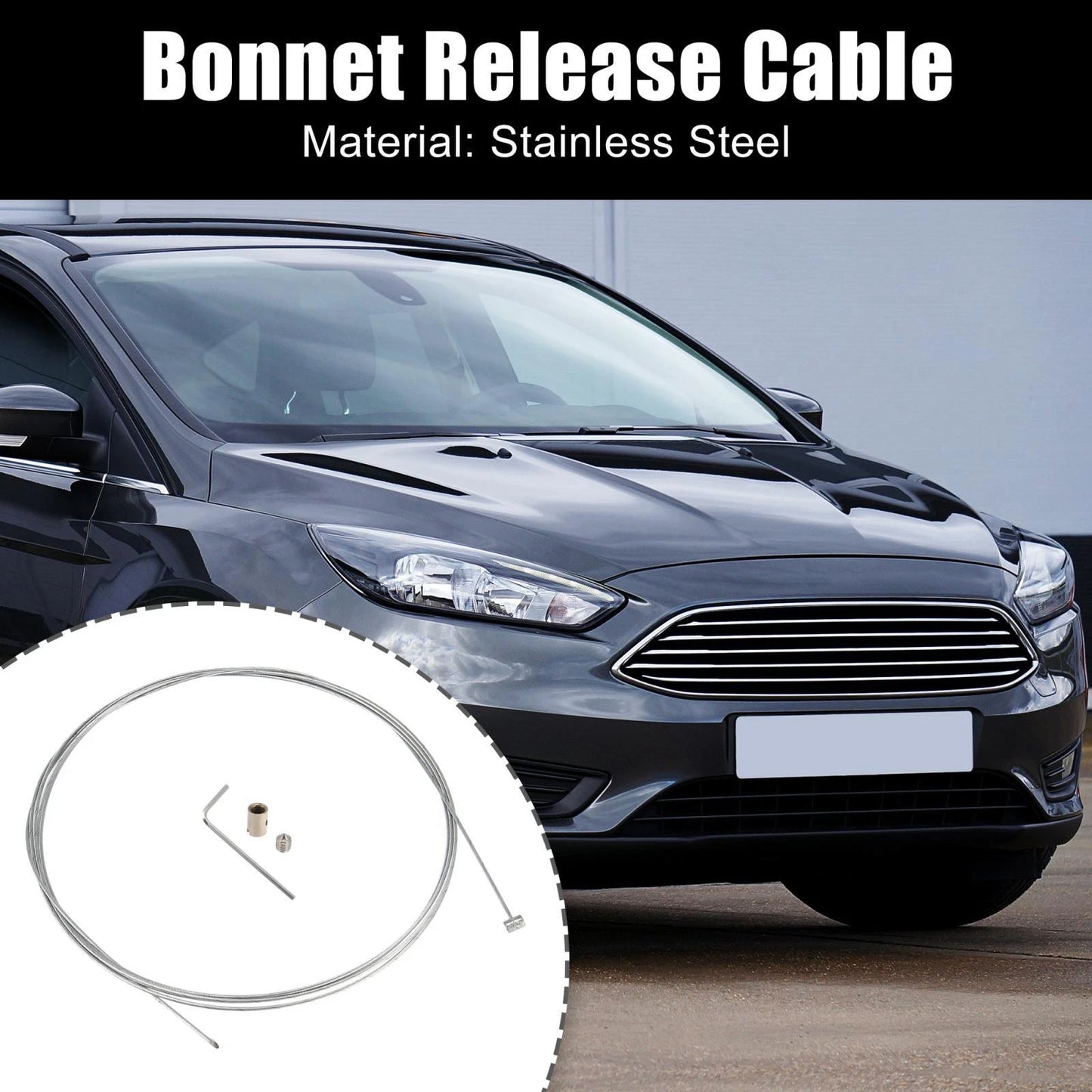 Engine Bonnet Release Cable Fix Kit for Ford Mondeo Mk4 (2007-2021)