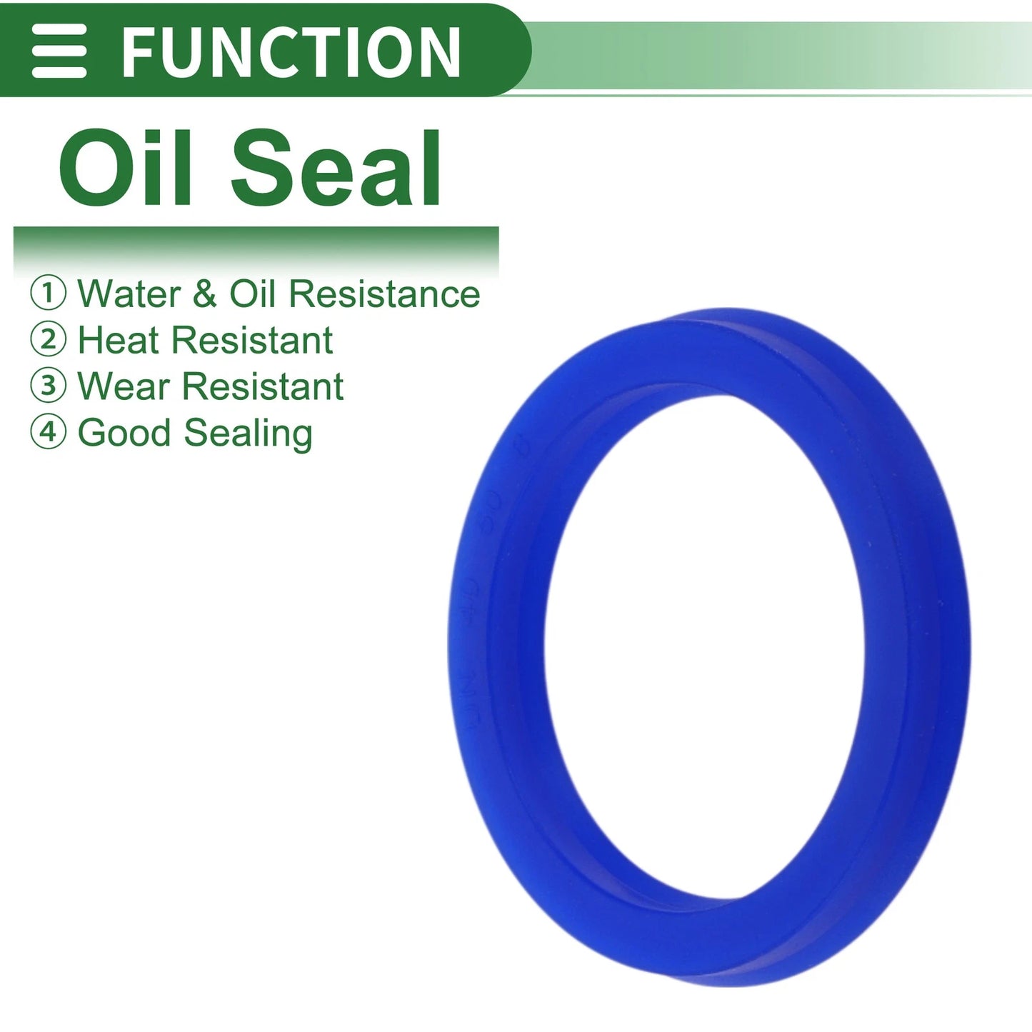 Oil Seal/40x50x6mm/Seal Ring Rotary Shaft TPU Blue 5 Pcs