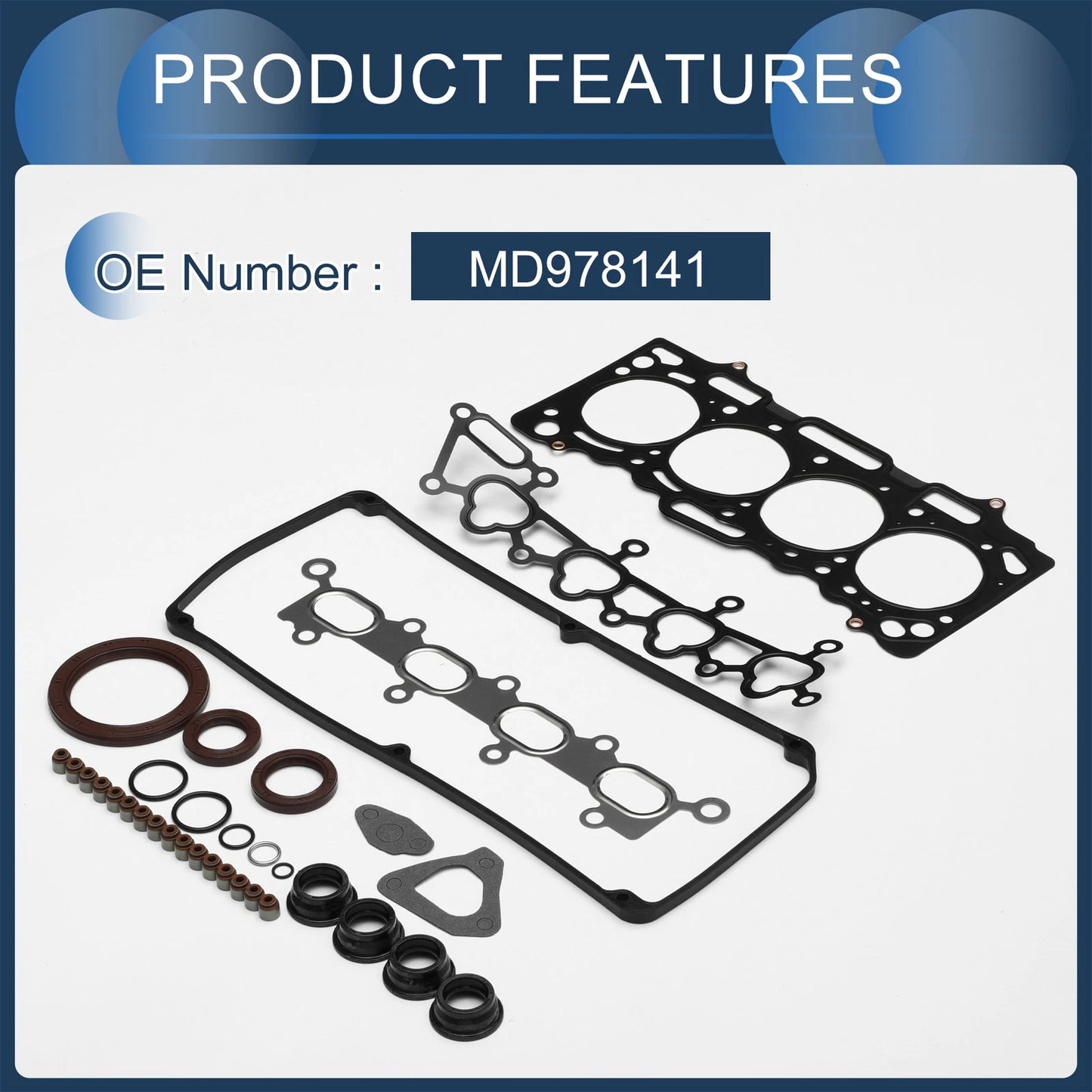 Cylinder Head Gasket Kit for Mitsubishi 4G18 (CS3A) (2000-2005)
