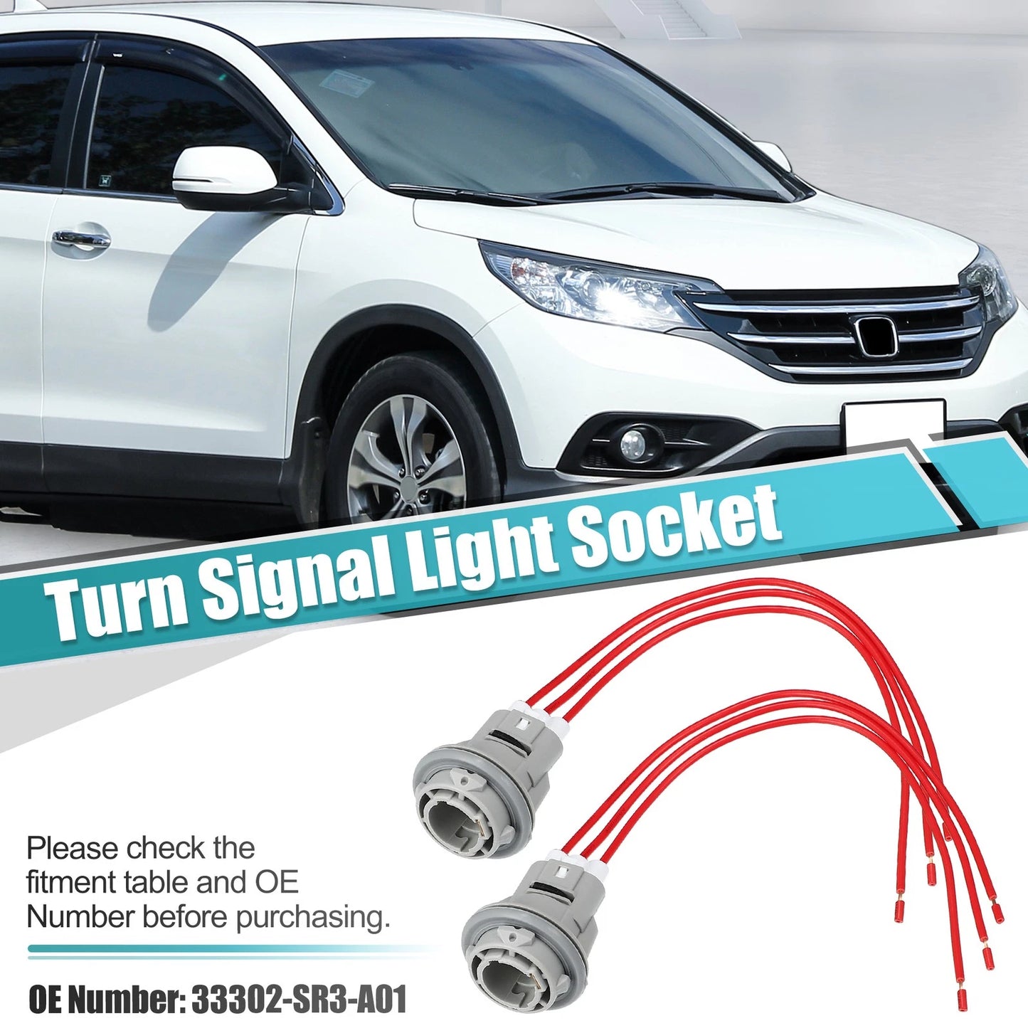 Turn Signal Light Socket Connector for Honda (2001-2005)