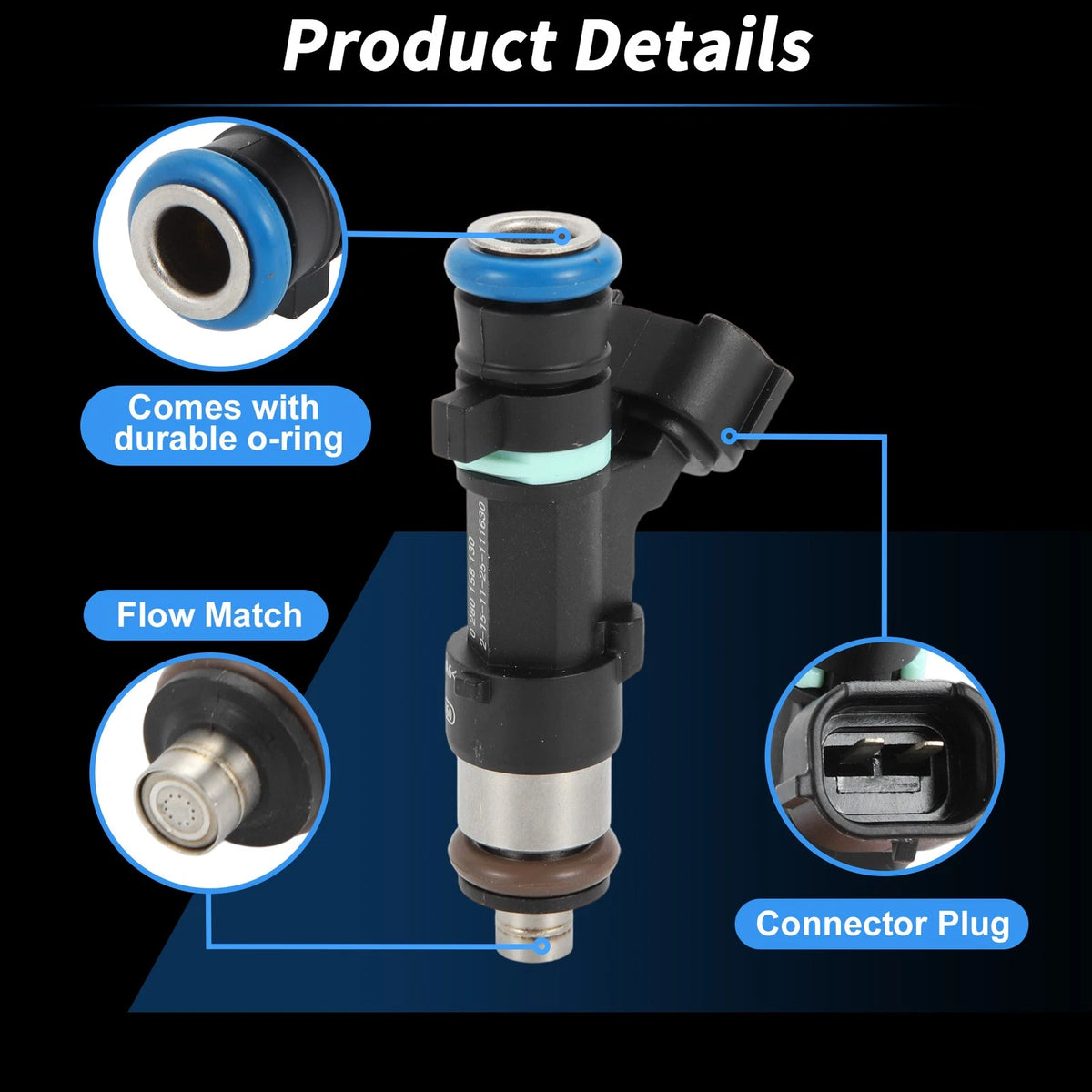 Fuel Injector 1 Pc for Nissan Altima 2.5L L4 (2007-2013)