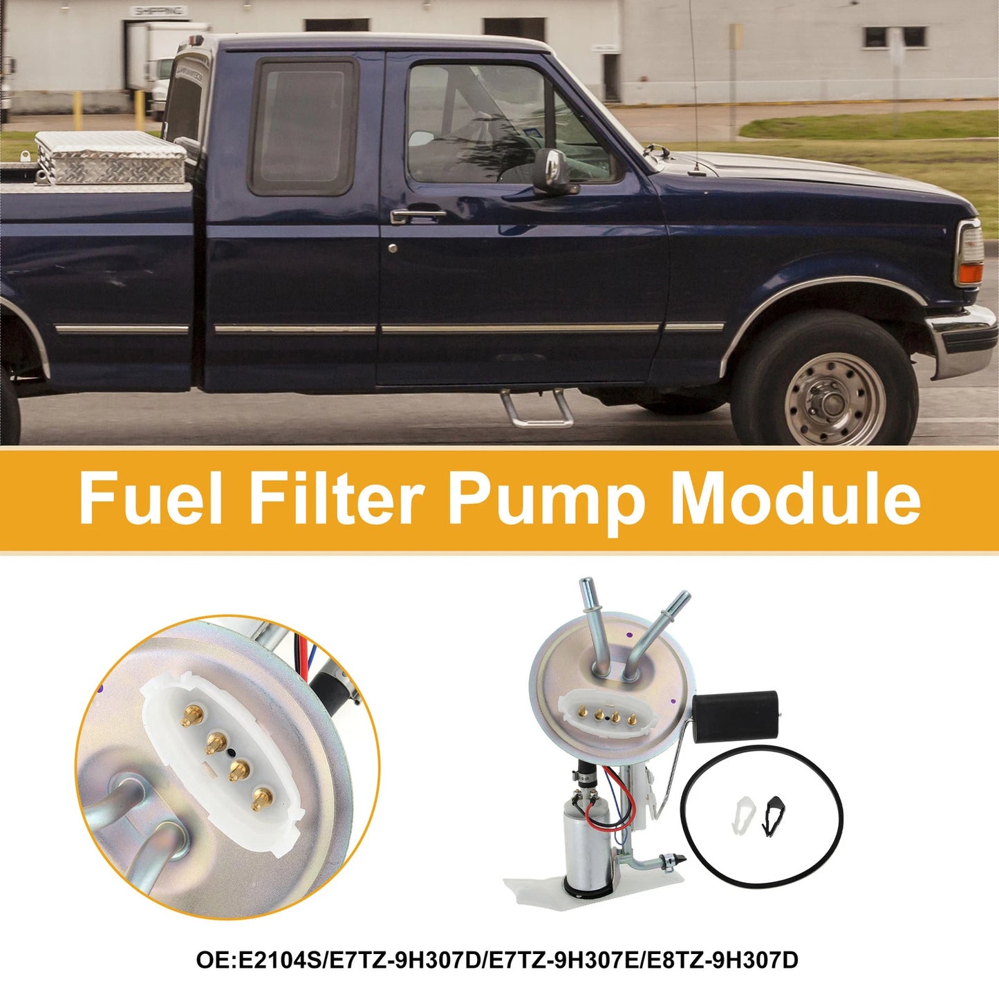 Electric Fuel Pump Assembly for Ford F150 F250 F350 (1987-1989)