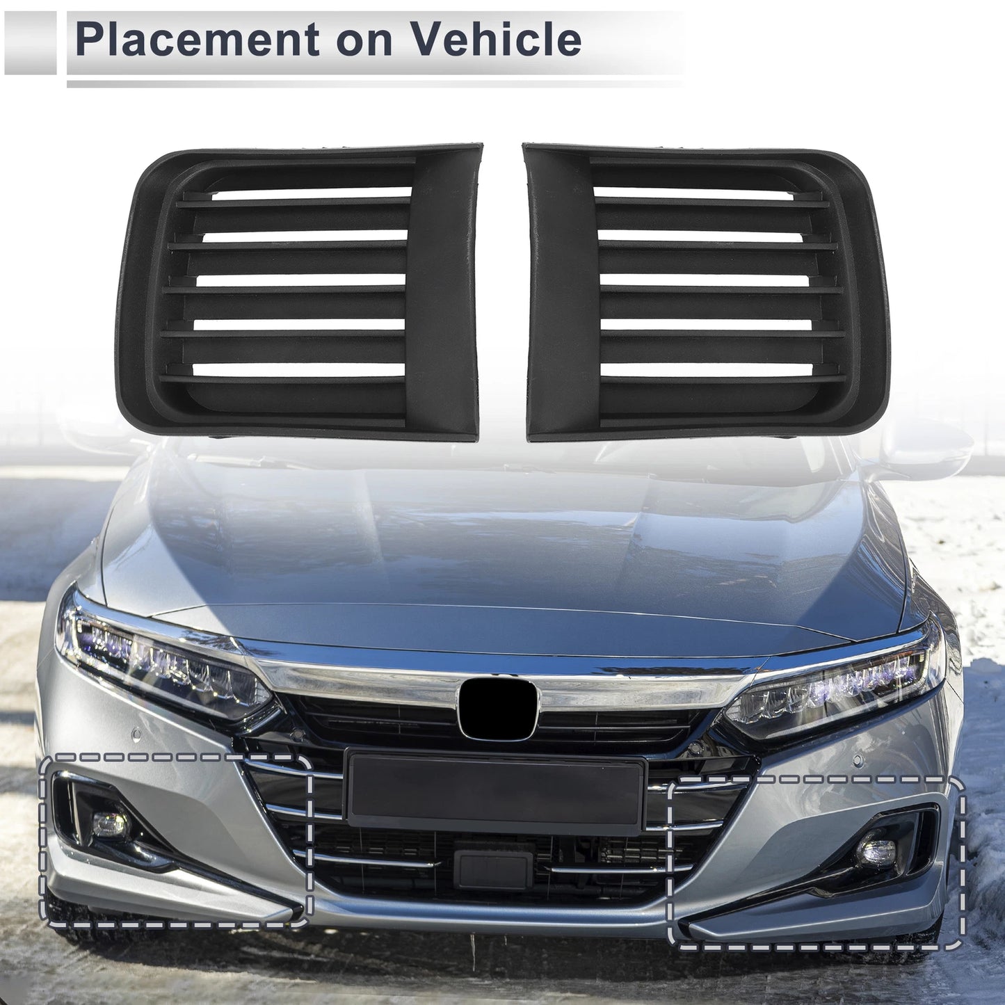 Fog Light Grills for Nissan (622572W100)