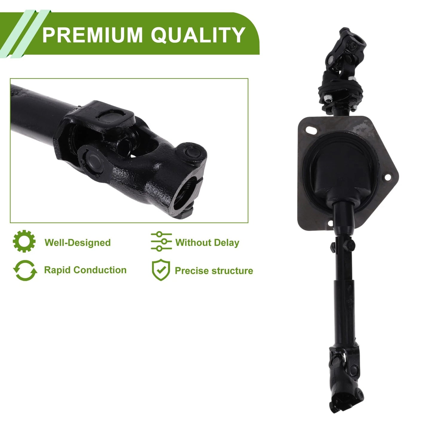Steering Column Shaft for Ford Club Wagon (1995-1996) - Durable Metal 1 Pc