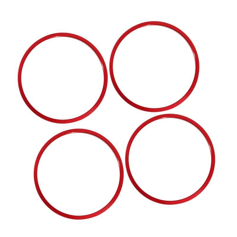 4 x Center Air Conditioning Outlet Vent Rings for Toyota Tacoma (2016-2022)