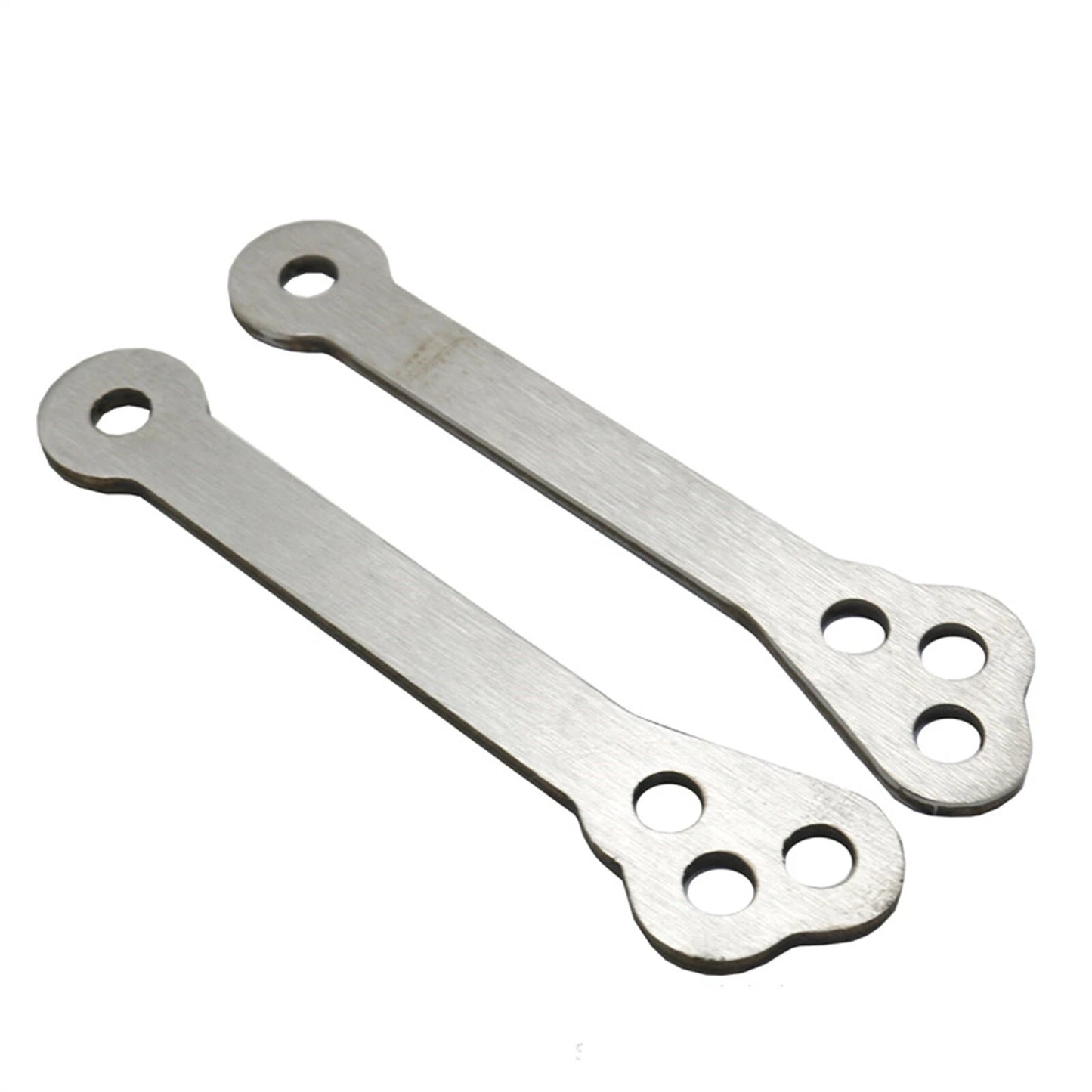 2 x Silver Rear Suspension Lowering Links Kit for HONDA CB400X CB500X (2019-2023)