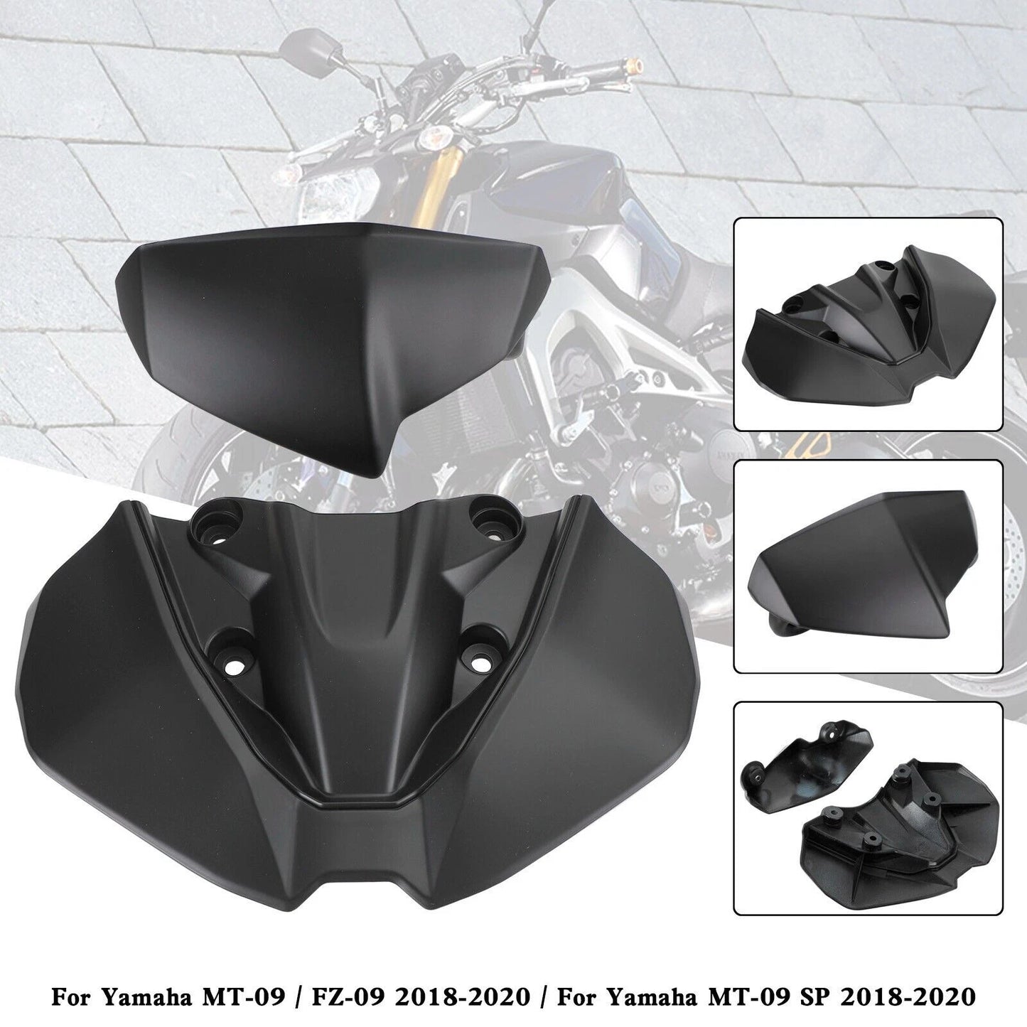 Headlight Fairing Windshield Cover for Yamaha MT-09 FZ09 (2018-2020)