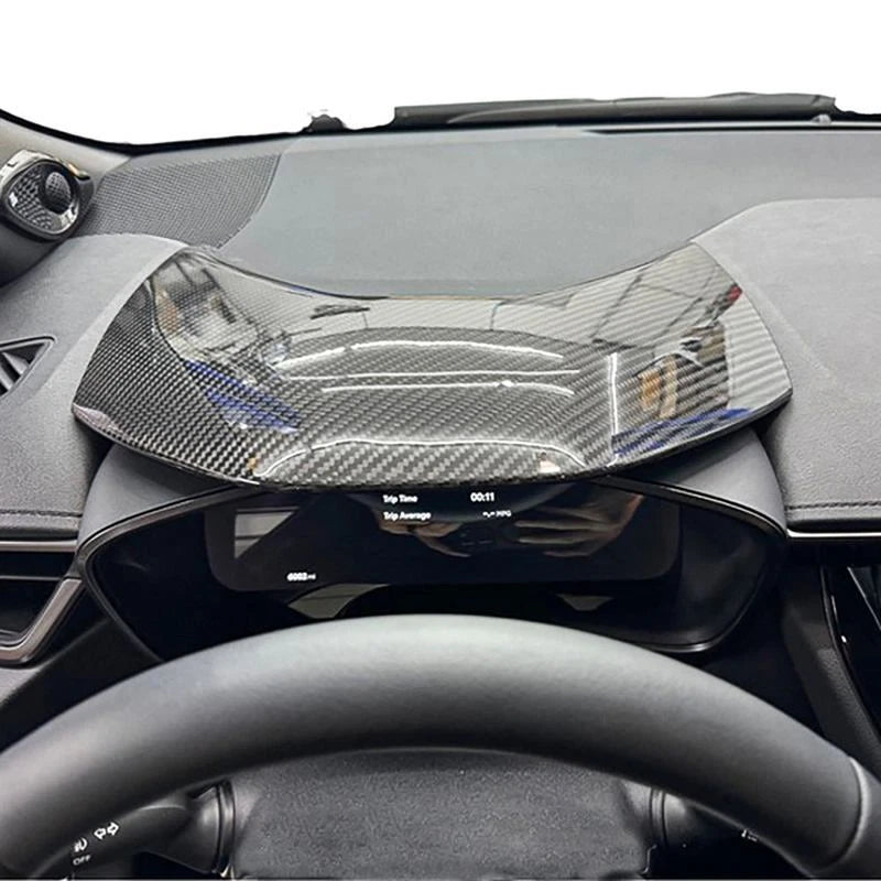 Carbon Fiber Speedometer Upper Cover Trim for Toyota Corolla GR 2023-2025