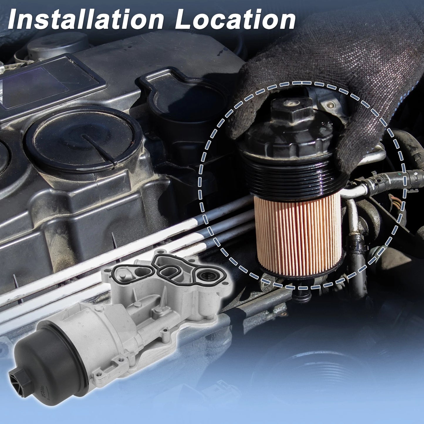 Engine Oil Filter Housing for Mini Cooper S Hatchback (R56 07-10)