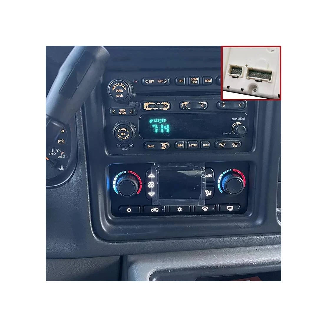 AC Heater Control Climate Control Module for Chevrolet GMC Hummer Buick (2003-2009)