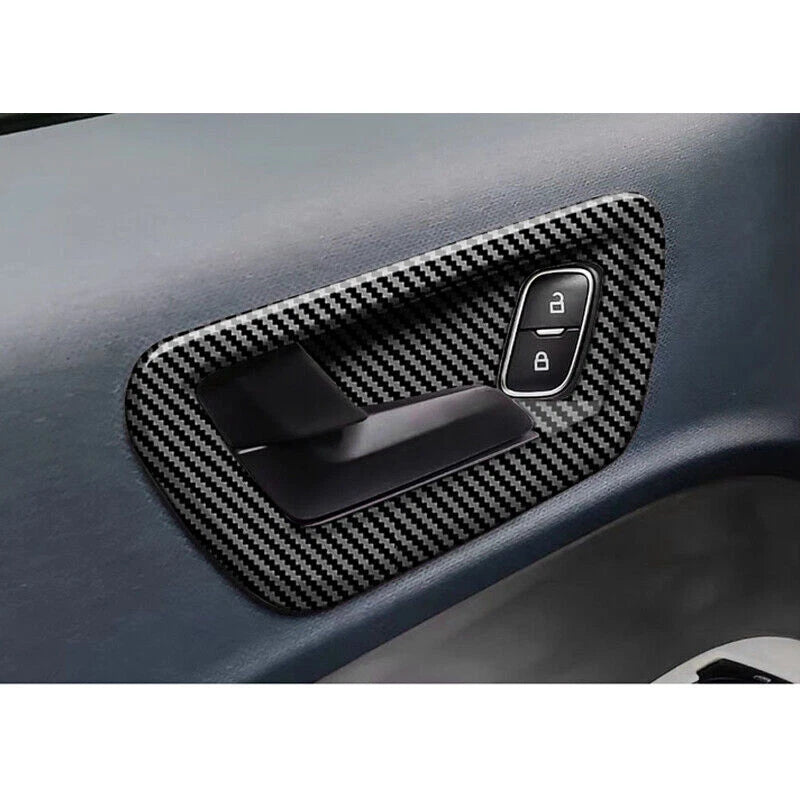 Carbon Fiber Door Handle Frame Cover for Ford Maverick (2022–2023)