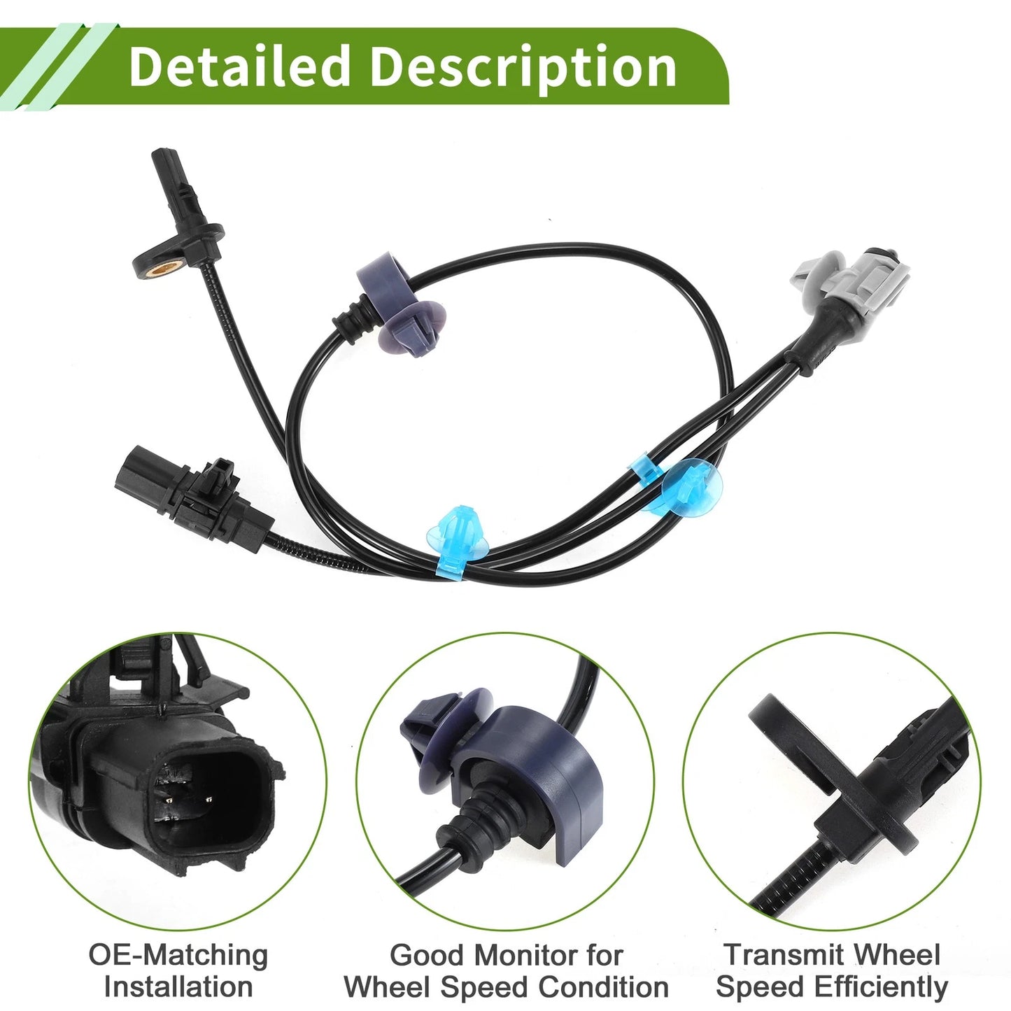 ABS Wheel Speed Sensor for Acura RDX Rear Right (2013-2018)